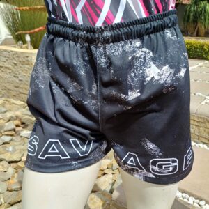 Black rugby short