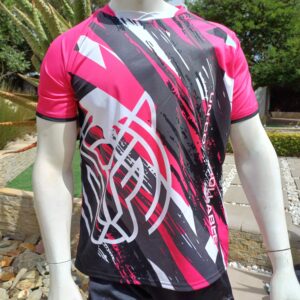 Pink rugby jersey